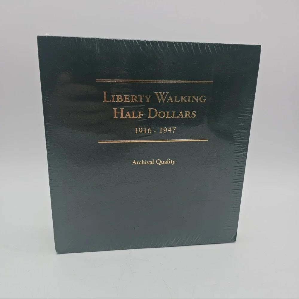 Littleton Archival Quality Coin Album Liberty Walking Half Dollars 1916-1947 New